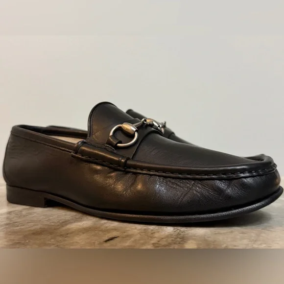 GUCCI 1953 Horsebit Leather Loafer Black 7 / 7.5 US $1100 Jordaan Brixton